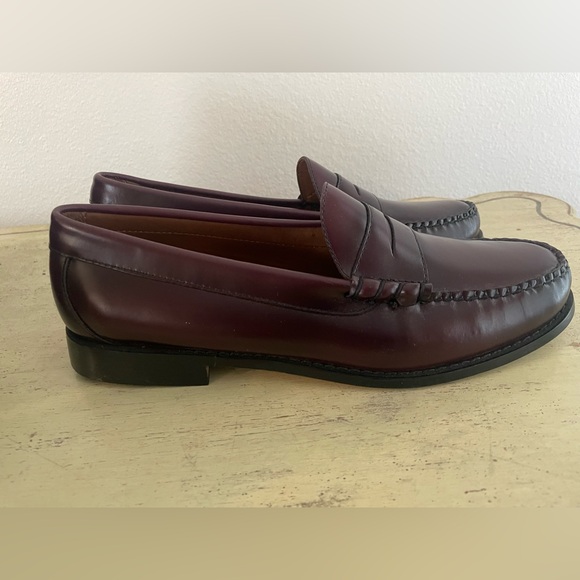 J. CREW Classic Leather Penny Loafer in Wine Size 10 1/2 M $198 BS114 - Picture 9 of 10